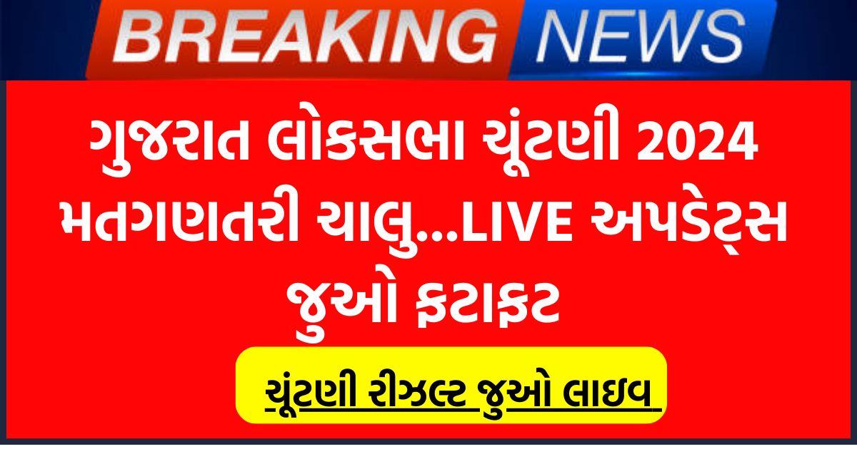 Gujarat Lok Sabha Election 2024: ગુજરાત લોકસભા ચૂંટણી પરિણામ 2024 LIVE અપડેટ્સ જુઓ ફટાફટ